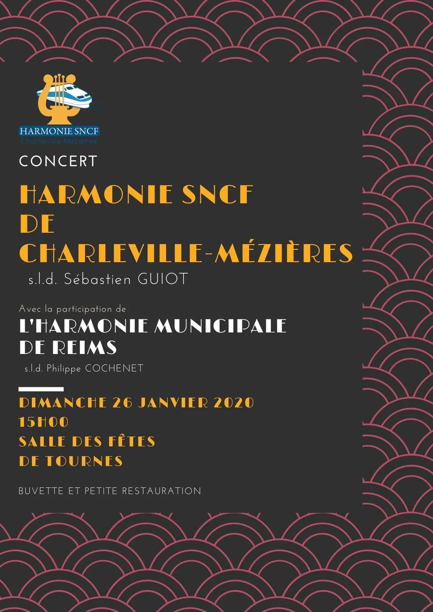 Concert de l'harmonie SNCF de CHarleville-Mézières